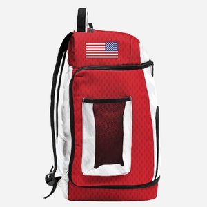 Sac à dos de sport en nylon personnalisé, design pliable populaire, sacs en polyester imperméables pour le basketball, sacs à dos de sport de plein air - Product Image 2