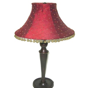 High Quality Modern Decorative <b>Table</b> <b>Lamp</b> Luxury Brass <b>Base</b> Beautiful Fabric Design Crystal Body AC Power Supply Hotels Home - Product Image 2