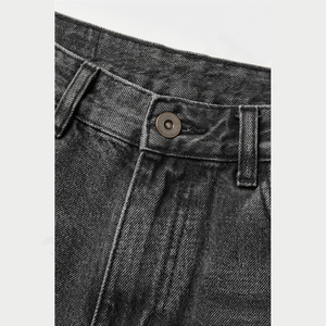 กางเกงยีนส์เดนิมทรงตรงขากว้างสไตล์วินเทจสีน้ำเงินแบบทำเก่าสำหรับผู้ชาย รุ่นใหม่ประจำปี 2025 เหมาะสำหรับฤดูใบไม้ร่วง ฤดูหนาว และฤดูร้อน - Product Image 4