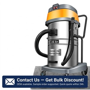 <span class=keywords><strong>Aspirateur</strong></span> industriel en acier inoxydable 2000W, grande capacité 70L - Usage commercial, humide et sec, robuste pour lavage de voitures, usine, atelier - Product Image 6