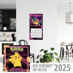 Calendrier mural Pokmon style moderne 2025 - Product Image 4