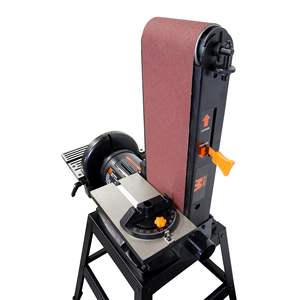 Eléctrico 6 x 48 pulgadas Cinturón y 9 pulgadas. Lijadora de Disco con Soporte - Product Image 1