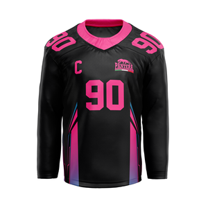 Sublimación personalizada camisetas de hockey sobre hielo con el logotipo del equipo sublimado y opciones de sarga | Fabricante de uniformes de hockey sobre hielo OEM - Product Image 6