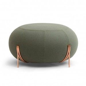 Taburete otomano metálico de alta calidad y gran demanda para el hogar, hoteles y villas, mueble decorativo en color dorado. - Product Image 6