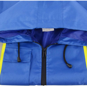 Chaqueta de trabajo de seguridad reflectante con capucha de alta visibilidad profesional Mejor calidad Logotipo personalizado Poliéster Uso al aire libre - Product Image 4