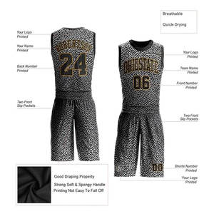 Uniforme de baloncesto transpirable de alta calidad, ropa de entrenamiento de talla grande con entrega rápida, precio bajo del fabricante de Pakistán - Product Image 2