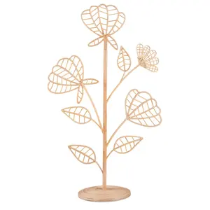 Adorable Rattan Foliage Decoration Attractive Rattan Foliage Table Ornament For Home Office Interior