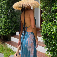 Pantalones Anchos de Verano Estilo Boho, Hechos a Mano, para Yoga, Danza del Vientre, Estilo Gitano, con Cintura Alta Elástica y Tinte Tie-Dye