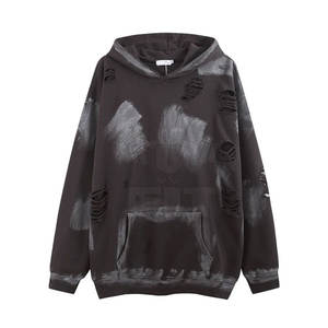 Sweats à capuche de grande taille pour hommes, molleton solide, respirant, écologique, bas quantité minimale de commande pas cher, vêtements d'hiver teints en plaine - Product Image 1