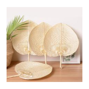 Abanico de Bambú Tejido a Mano, Estilo Asiático Tradicional - Product Image 2