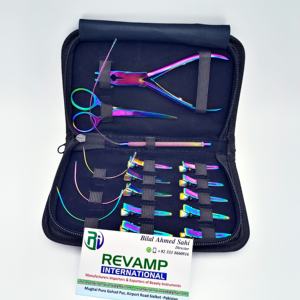 Kit de pinces à extensions de cheveux professionnelles multifonctionnelles en acier inoxydable REVAMP INTERNATIONAL, couleur arc-en-ciel, outil durable - Product Image 3