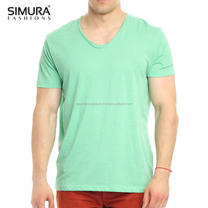 T-shirt pour homme en coton, à épaules tombantes, écologique, à séchage rapide, orienté vers l'exportation, à manches courtes, col rond, élégant, grande taille, fabriqué au Bangladesh - Product Image 4