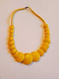 Precio al por mayor, collares con cuentas de nudo de piedra de 12mm, hallazgos de aleación de piedras preciosas, collar con cuentas de 48CM para regalos - Product Image 4