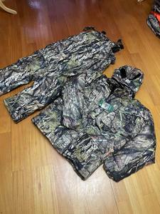 Combinaison de chasse imperméable et coupe-vent camouflage isolée pour la chasse au canard en hiver - Product Image 5