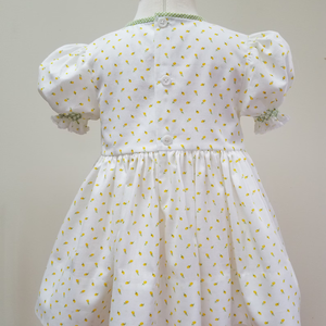 Handmade Smocked Soft Linen Dress for <b>Baby</b> Girls Casual Style for Toddler's <b>First</b> Birthday OEM Made in Vietnam - Product Image 3