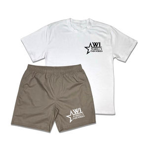 OEM Service Summer Sets Children for Adults in Cotton Fabric O Neck Custom Design Two Piece Sets With Custom Size - Product Image 3