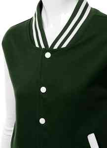 Vente en gros de nouvelles vestes élégantes Letterman Crop Varsity pour femmes à vendre vestes Letterman d'automne hiver de haute qualité pour femmes - Product Image 5