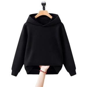 Hiver Nouveau Sweat-shirt à capuche pour hommes Style décontracté Couleur unie Manches longues 100% Coton Polaire Respirant Vêtements de haute qualité Top - Product Image 5