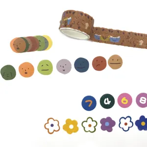 Hochwertiges individuell bedrucktes buntes dekoratives Klebeband mit einem Blatt Bangladesh Washi Tape