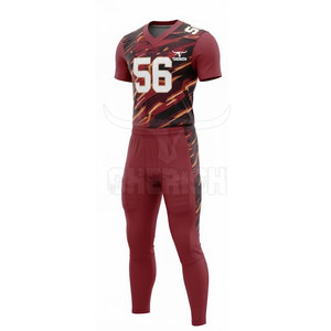 Best Quality Customized American Football Uniform Packages Hot Selling American Football Wear Made Pakistan - Product Image 3