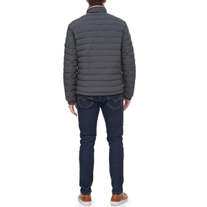 OEM Manufacturers Custom Logo Unisex Puffer <b>Jacket</b> <b>Mens</b> Bubble Bomber <b>Jacket</b> Reversible Windproof <b>Canvas</b> Casual Puffer <b>Jacket</b> - Product Image 2