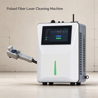 Système de nettoyage laser portable 50W pour sac à dos, machine à laser à fibre pulsée pour l'élimination de la rouille, de la peinture et de l'oxyde, unité de traitement de surface métallique portable