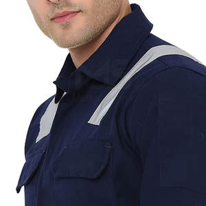 Uniforme de trabajo profesional de una pieza de alta calidad, mono de seguridad ignífugo protector transpirable para monos de trabajo - Product Image 4