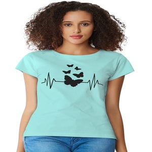 Indian Boutique última camiseta India exclusiva tejido de moda cómodo desgaste Regular para mujeres Tops cortos - Product Image 1