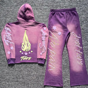 Sweat-shirts à capuche unisexes surdimensionnés vintage de haute qualité avec logo personnalisé, imprimés, délavés à l'acide, brodés et appliqués, pour l'hiver - Product Image 3