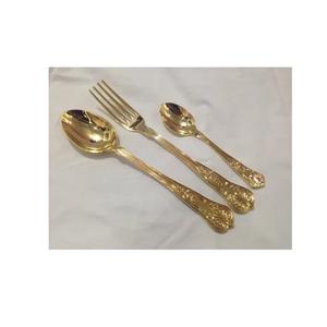 Juego de Cubiertos de Latón de Diseño Moderno a un Precio Razonable, Juego de Cubiertos de Latón para Cena con Color Latón Natural para Hotel - Product Image 1