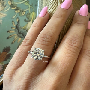 แหวนเพชร CVD สำหรับผู้หญิงแหวนเพชร CVD สำหรับงานหมั้นงานแต่งงานเครื่องประดับชั้นดีของขวัญสำหรับเจ้าสาว - Product Image 5