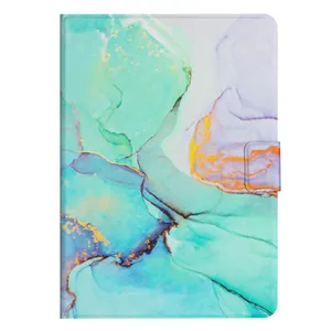 High Quality Marble Pattern Smart Tablet Leather Case for iPad Series Case Full Cover Protective Shell