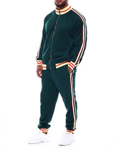 Chándal de dos piezas para hombre hecho a medida con características únicas, estilo cortavientos de ajuste holgado, logotipo personalizado, cremallera completa, cómodo - Product Image 4
