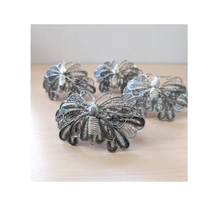 Servilleteros de hierro para banquetes de diseño clásico, decoración increíble para la cena, servilleteros de mariposa, reutilizables al mejor precio - Product Image 1