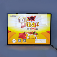 Afficheur LED vertical ultra-mince WEIMA, couleur pleine, A3, 5000 lumens, résistant à la poussière, résistant aux chocs, écologique, portable