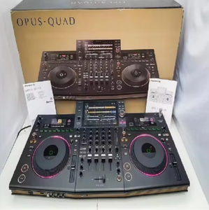 Controlador de DJ Profesional Todo en Uno de 4 Canales DJ OPUS-QUAD, Listo para Enviar, de Plástico, con Pantalla Retroiluminada, MIDI y USB - Product Image 1
