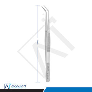 Pinces dentaires de haute qualité réutilisables pour collège dentaire, à bec dentelé angulaire, en acier inoxydable, autoclavables, pinces manuelles pour coton - Product Image 6