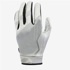 Récepteur personnalisé gants de football avec sangle en caoutchouc vente chaude prix d'usine gants de football américain jeunesse - Product Image 4