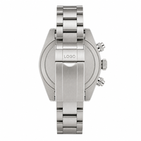 Nouvelle montre mécanique automatique pour homme avec logo personnalisé, cristal saphir, étanche 5ATM, acier inoxydable, 41 mm, OEM disponible, 155