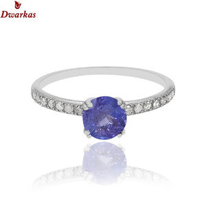 Joyería fina, anillos de alta calidad, piedra natural, Plata de Ley 925, piedra preciosa de tanzanita, anillo de piedra múltiple CZ para joyería de mujer - Product Image 3