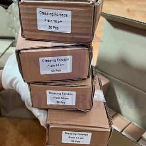 Sialkot PAKISTAN Acero inoxidable 14 cm Dressing Thumb Forceps Fuente de alimentación manual Ventas calientes CE ISO Aprobado - Product Image 4