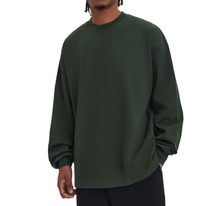 Sweat-shirt homme moderne à col rond en molleton doux de coton, manches longues, coupe décontractée, style streetwear, vêtement d'hiver et en promotion en ligne - Product Image 1