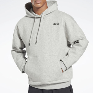 High Quality Customize Solid Color <b>Hoodies</b> <b>For</b> Men Drop Shoulder Breathable And Comfortable <b>Hoodies</b> <b>For</b> Men's Winter Collection - Product Image 1