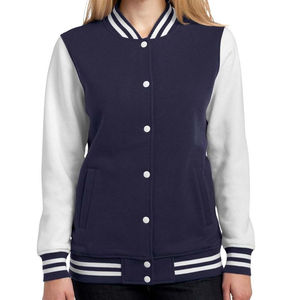 Chaqueta con letras personalizada a la moda de alta calidad, abrigo de invierno para mujer, chaqueta Bomber universitaria para mujer - Product Image 1
