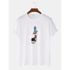 เสื้อยืดปิกนิกพิมพ์ลายการ์ตูนแบบทางการสำหรับใส่ได้ทั้งชายและหญิงเสื้อยืดถักแบบทางการ - Product Image 6