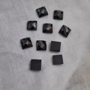 เพชรโมอิสสีเหลี่ยมตัดเป็นรูปเจ้าหญิงสีดำสำหรับทำสร้อยคอเพชรโมอิสซาไนต์เครื่องประดับตามสั่ง - Product Image 3