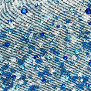 Fabricants de vêtements Streetwear personnalisé Rhinestone Baggy Vintage Jeans Shorts à ourlet à bord brut Short en jean pour hommes - Product Image 4