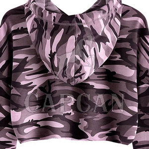 Sudaderas CON CAPUCHA DE Pekín personalizadas Slim Fit recortada de manga larga ropa de gimnasio frente suave de punto invierno Fitness chaqueta con capucha para ropa informal - Product Image 5