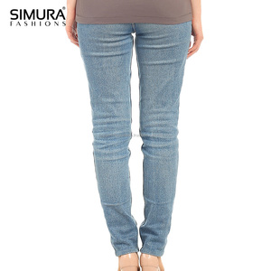 Nouveau design tendance, meilleure qualité, vente en gros à prix abordable, séchage rapide, OEM, jean en denim élégant pour femme, coupe skinny slim, pantalon durable - Product Image 2