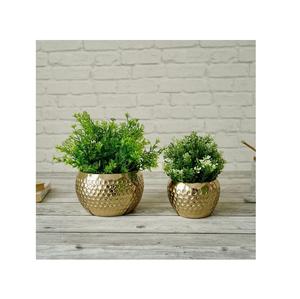 Vase à fleurs en aluminium métallique de haute qualité, style côtier, décoration intérieure, vase à fleurs décoratif moderne pour accessoire de décoration intérieure - Product Image 2